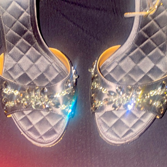 Dolce & Gabbana sexy black crystal heels size 40 Euro - Picture 4 of 10